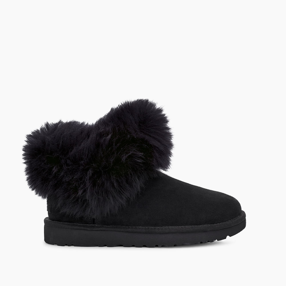 uggs classic mini fluff collar