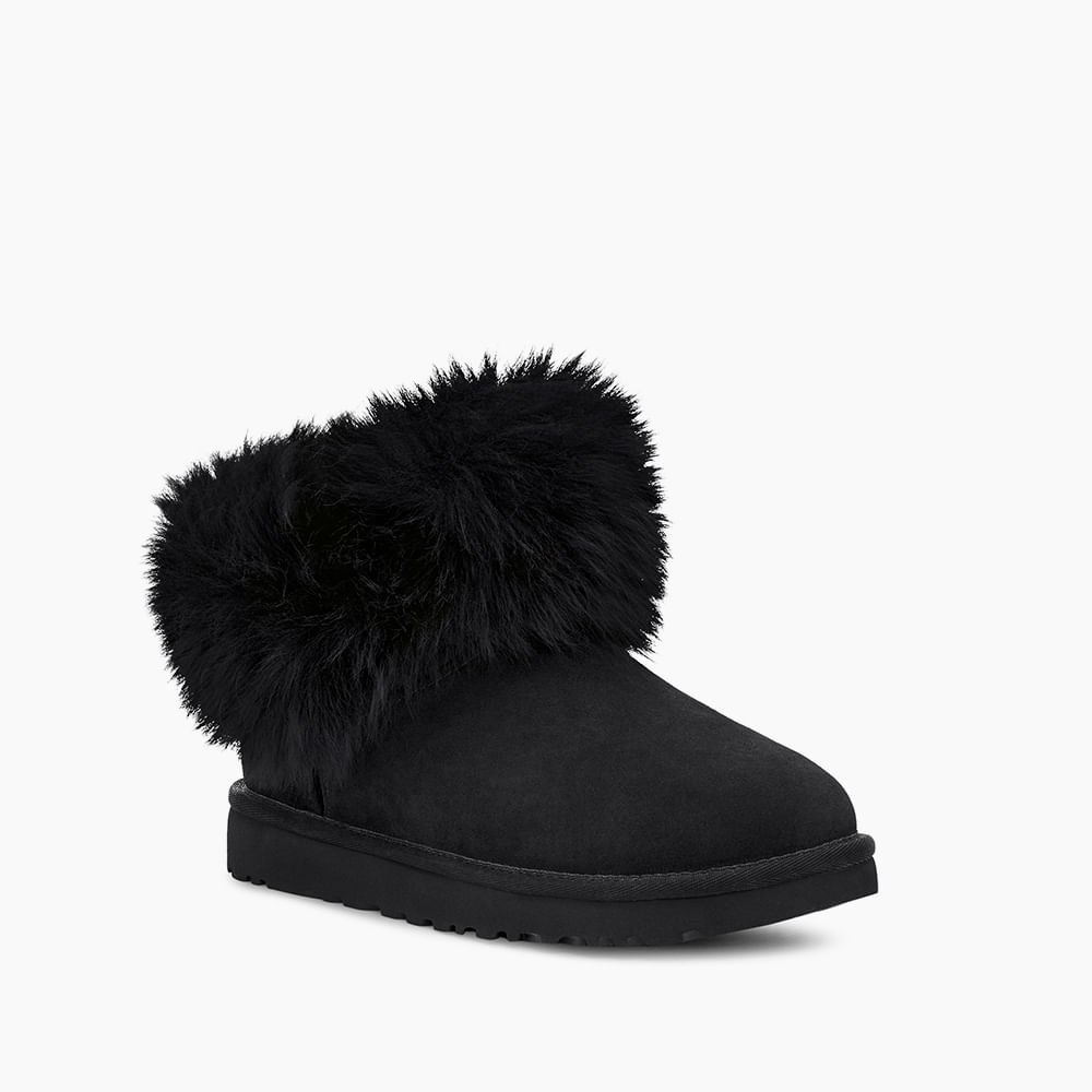 uggs classic mini fluff collar