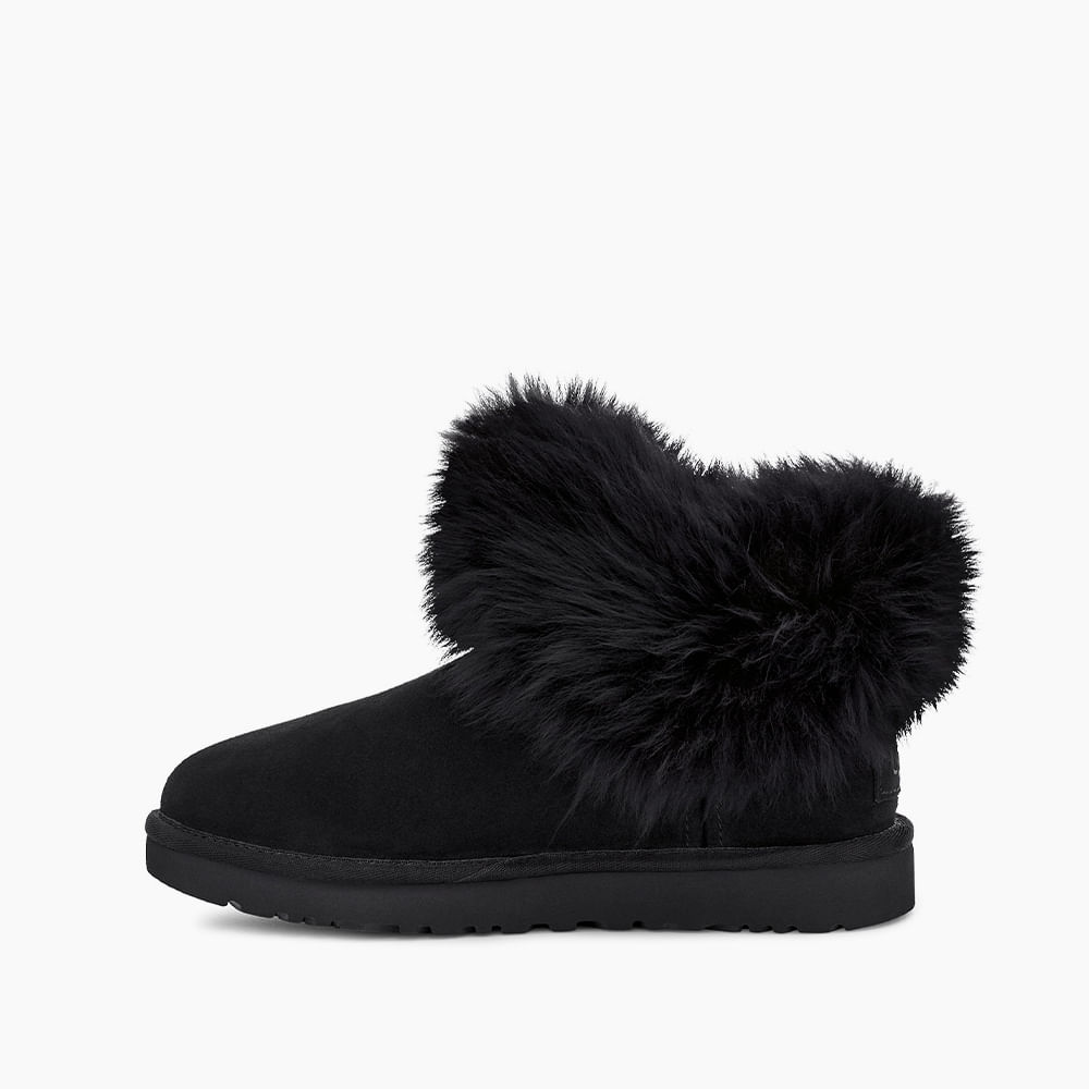 uggs classic mini fluff collar