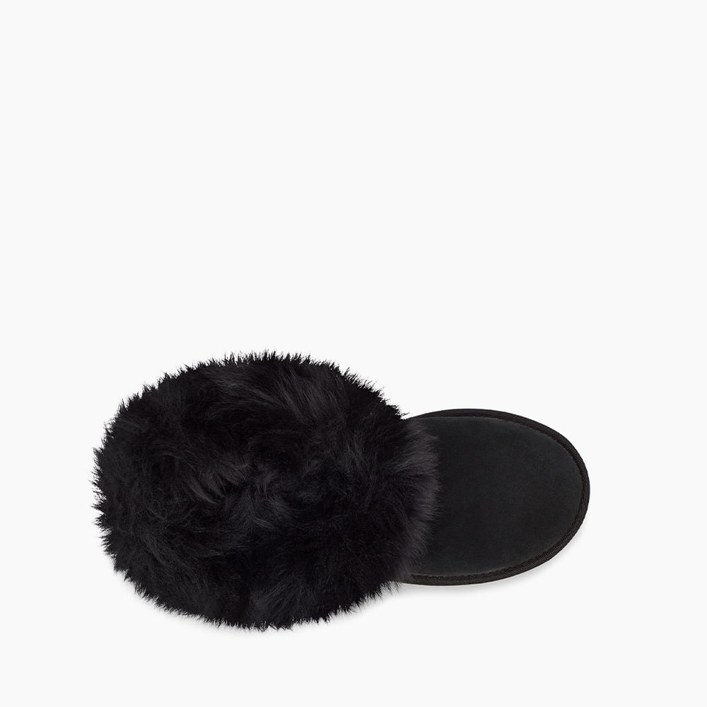 uggs classic mini fluff collar