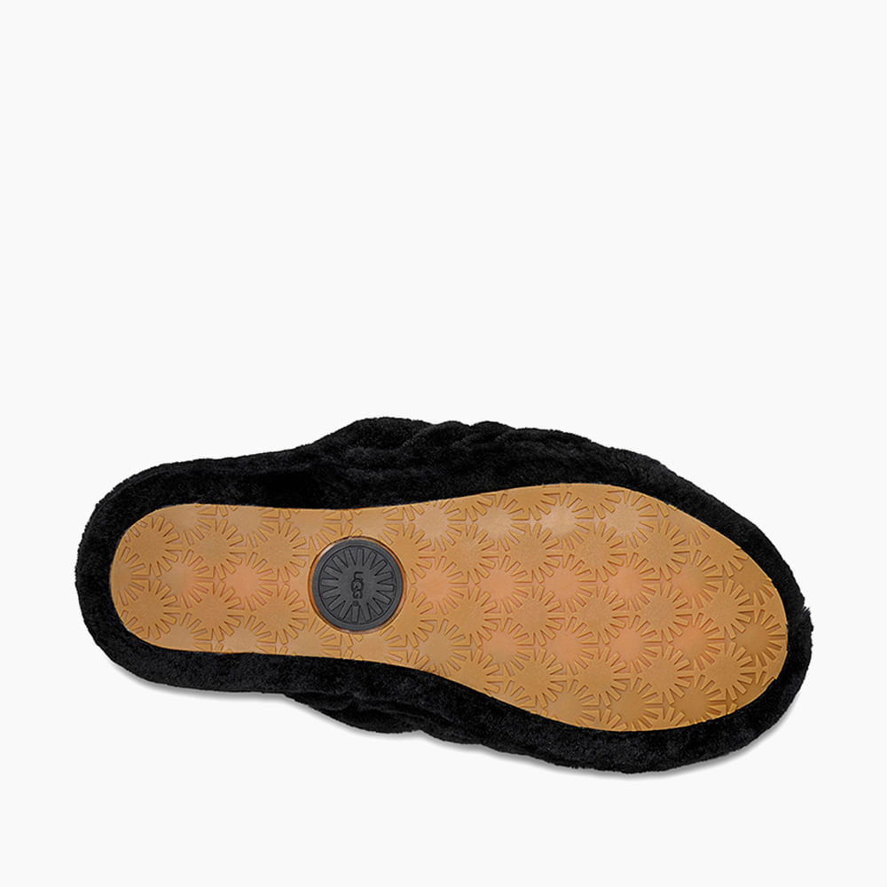 Sandália UGG Fluff Yeah Slide Preta - lojaugg