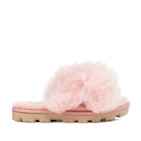 Sandália UGG Fuzzalicious Rosa