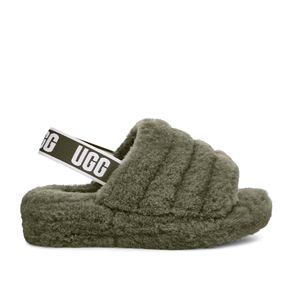 Sandália UGG Fluff Yeah Slide Verde