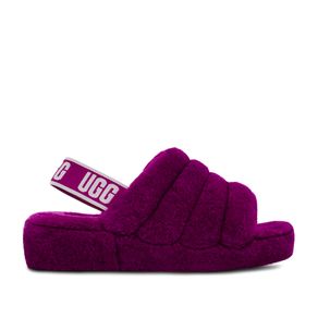 Sandália UGG Fluff Yeah Slide Roxa