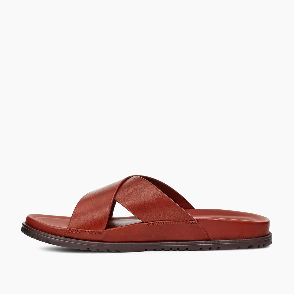 Sandália Ugg Wainscott Slide Marrom Avermelhado - lojaugg