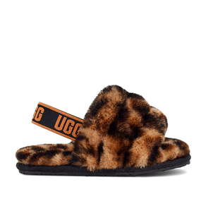 Sandália UGG Infantil Fluff Yeah Panther Estampado