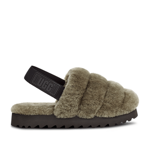 Sandália UGG Super Fluff Slipper Verde Oliva