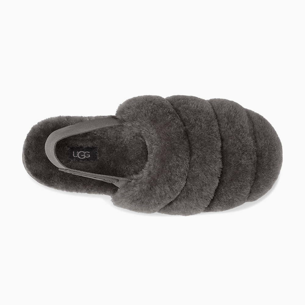 UGG W Super Fluff Slipper チャコールグレー JP23 UGG W Super Fluff Slipper チャコールグレー JP23 - メルカリ