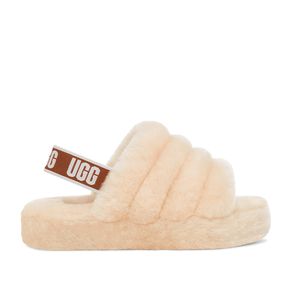 Sandália UGG Fluff Yeah Slide Juvenil Creme