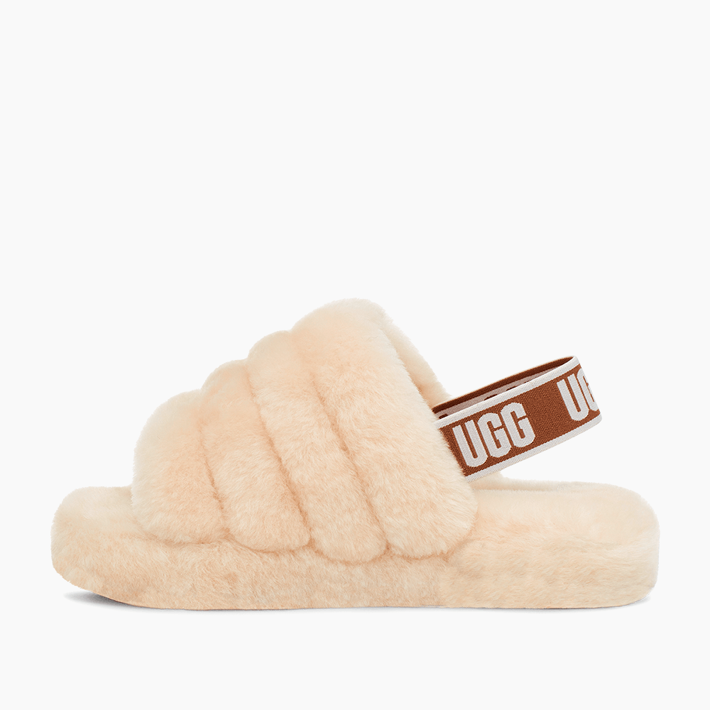 Sand lia UGG Fluff Yeah Slide Juvenil Creme lojaugg