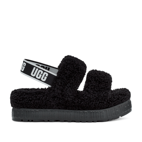 Sandália UGG Oh Fluffita Preto