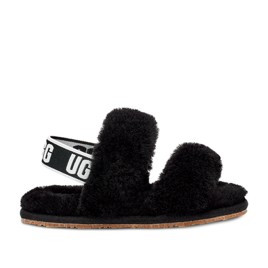 Sandalia-UGG-Infantil-Fluff-Oh-Yeah-Preto-0