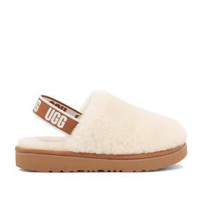 Sandália UGG Juvenil Fluff Yeah Clog Creme