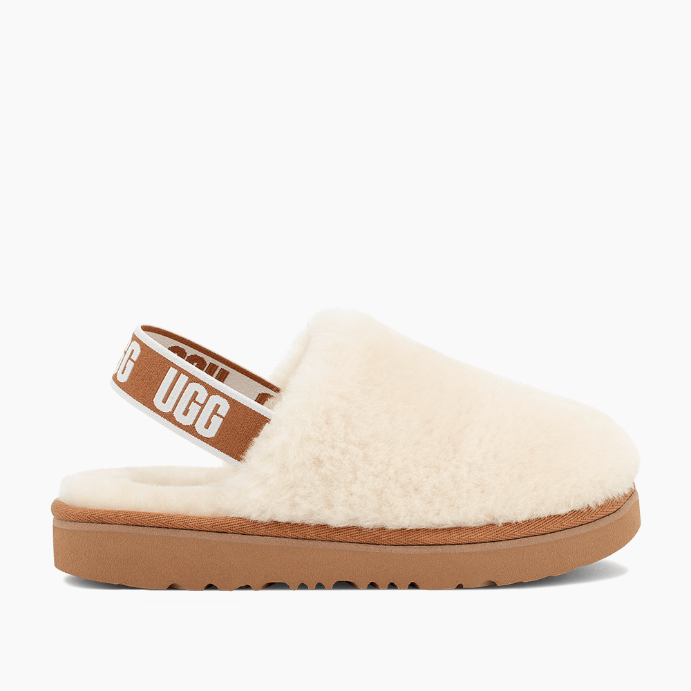 Sandália UGG Juvenil Fluff Yeah Clog Creme - lojaugg
