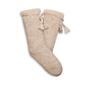 Meia Ugg Nessie Fleece Lined Bege - Único