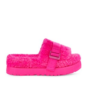 Sandália Flat Ugg Fluffita Rosa