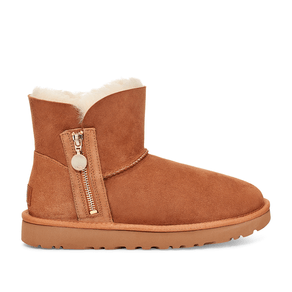 Bota UGG Bailey Zip Mini Caramelo