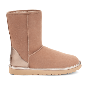 Bota UGG Classic Short Shine Bege