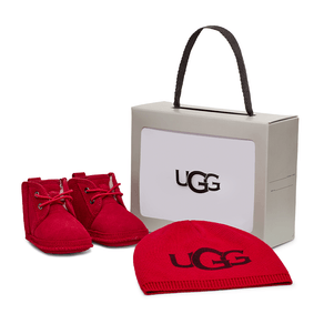 Kit UGG Baby Neumel e Gorro Vermelho