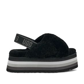 Sandália UGG Disco Knot Slide Preto