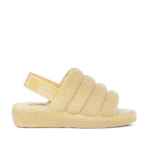 Sandália UGG Fluff Yeah Terry Slide Amarelo