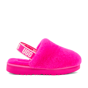 Sandália UGG Juvenil Fluff Yeah Clog Rosa
