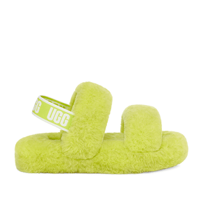 Sandália UGG Juvenil Fluff Oh Yeah Slide Juvenil Verde