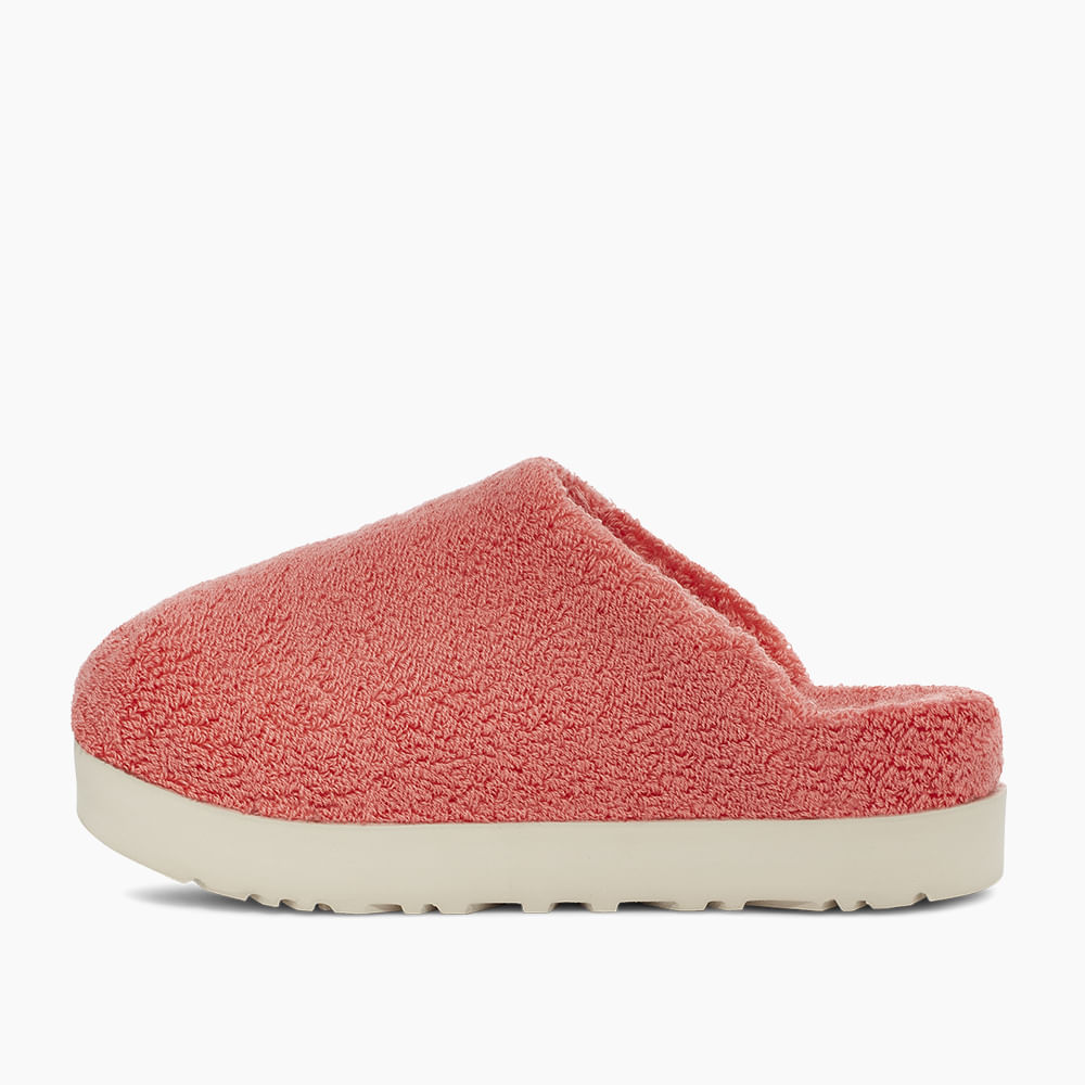 Slide UGG Fuzz Sugar Terry Cross Rosa - lojaugg