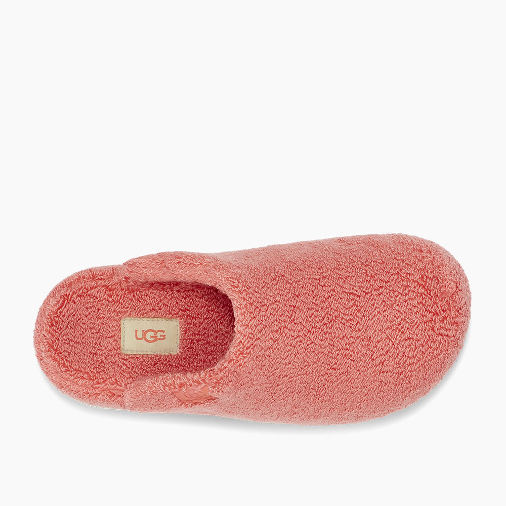 Slide UGG Fuzz Sugar Terry Cross Rosa - lojaugg
