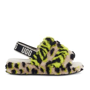 Sandália UGG Fluff Yeah Animalia Verde