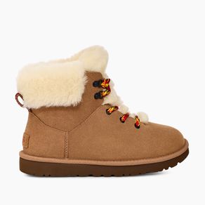 Bota UGG Classic Mini Alpine Lace Caramelo