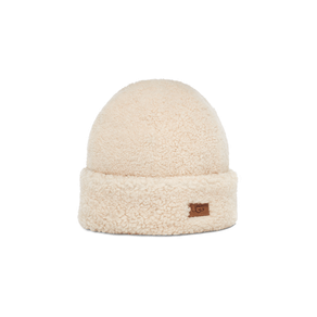 Gorro UGG Cuff Curly Sheepskin Caramelo