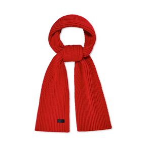 Cachecol UGG Masculino Knit Diagonal Ribbed Vermelho - único