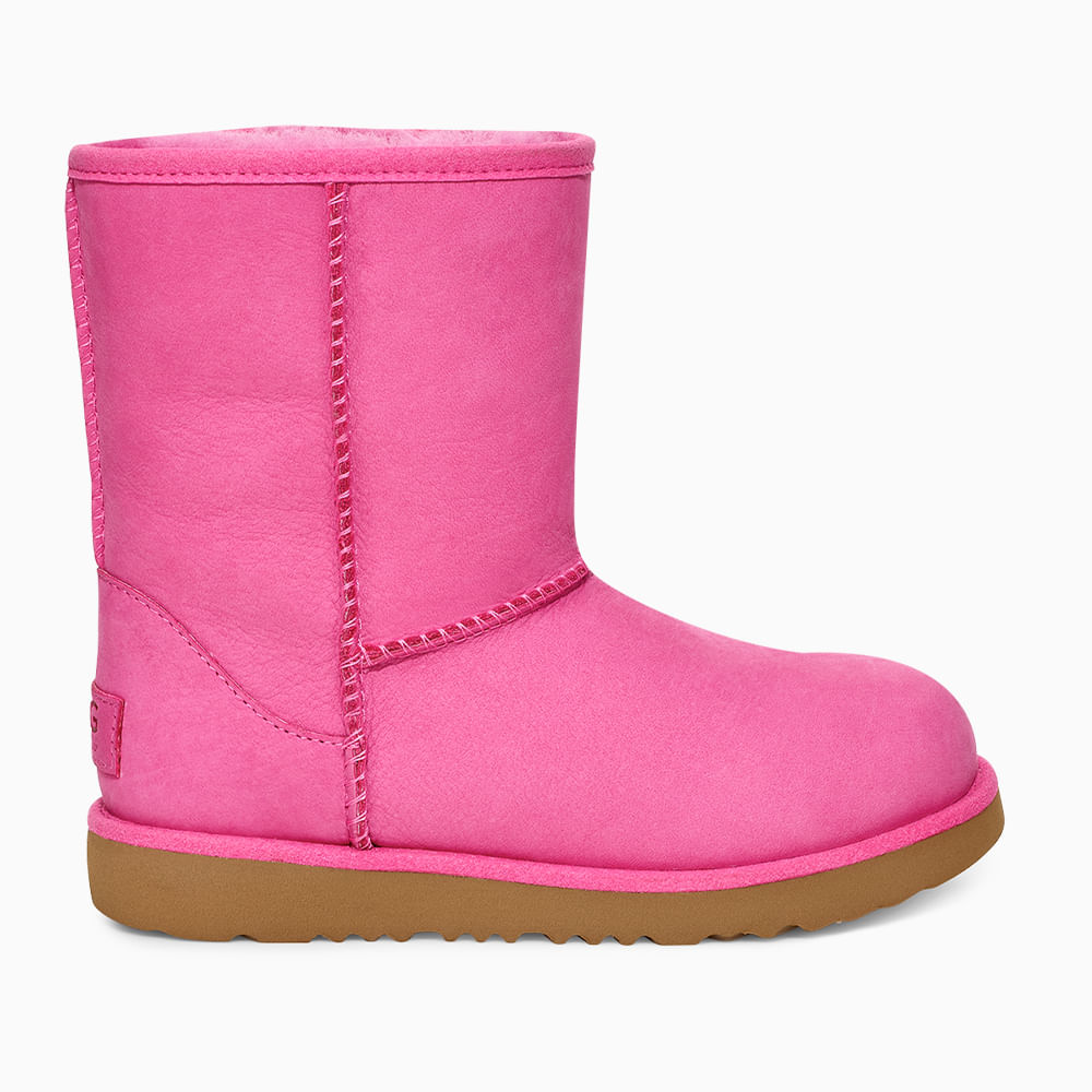 UGG sold Kids Classic Short II Pink Rose Gold Glitter Boots