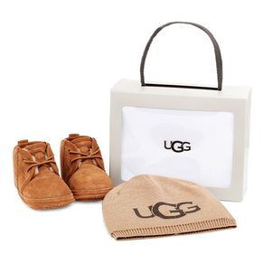 Kit UGG Baby Neumel e Gorro Caramelo