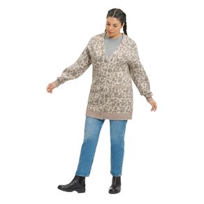 Cardigan UGG Tomara Oversized Animal Print