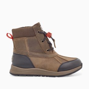 Bota UGG Juvenil Turlock Leather Weather Marrom