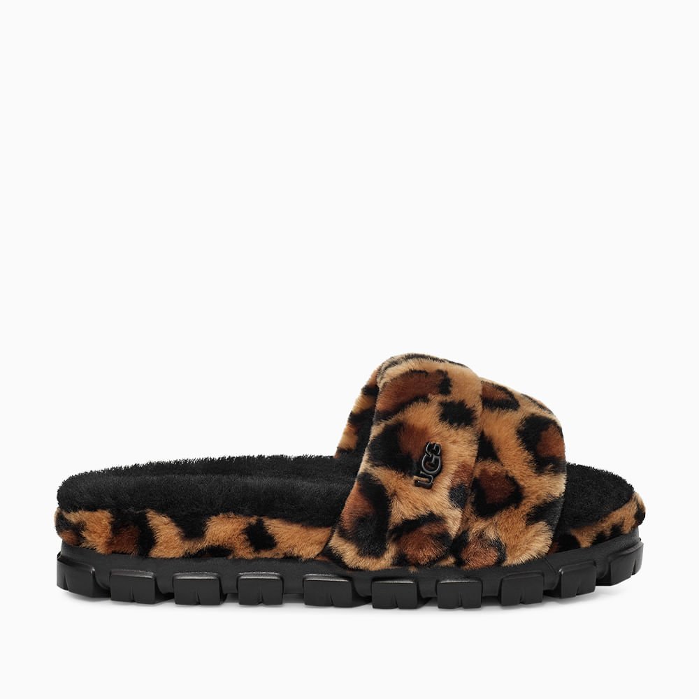 Slipper UGG Cozetta Curly Animal Print - lojaugg