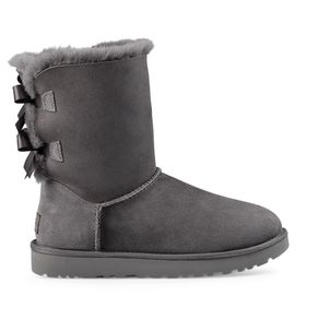 Bota UGG Bailey Bow II Cinza Escuro