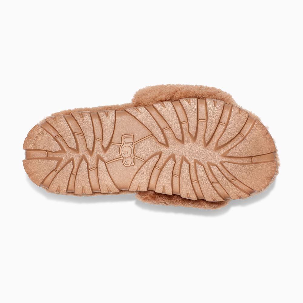 Slipper UGG Cozetta Curly Caramelo - lojaugg