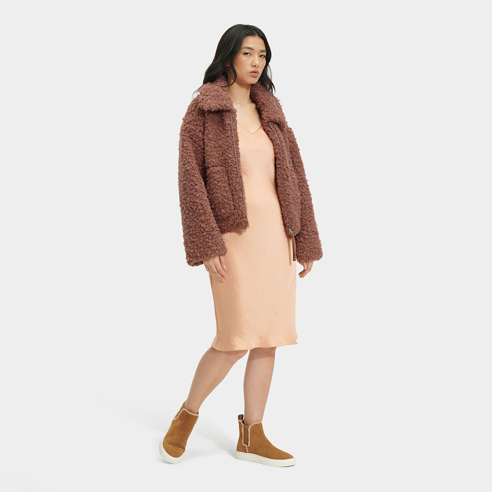 Jaqueta UGG Maeve UGGfluf Marrom - lojaugg