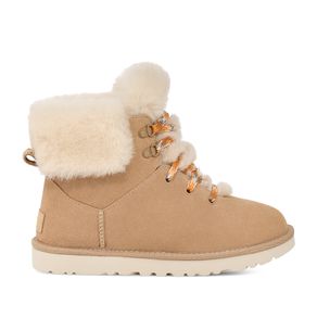 Bota UGG Classic Mini Alpine Lace Bege