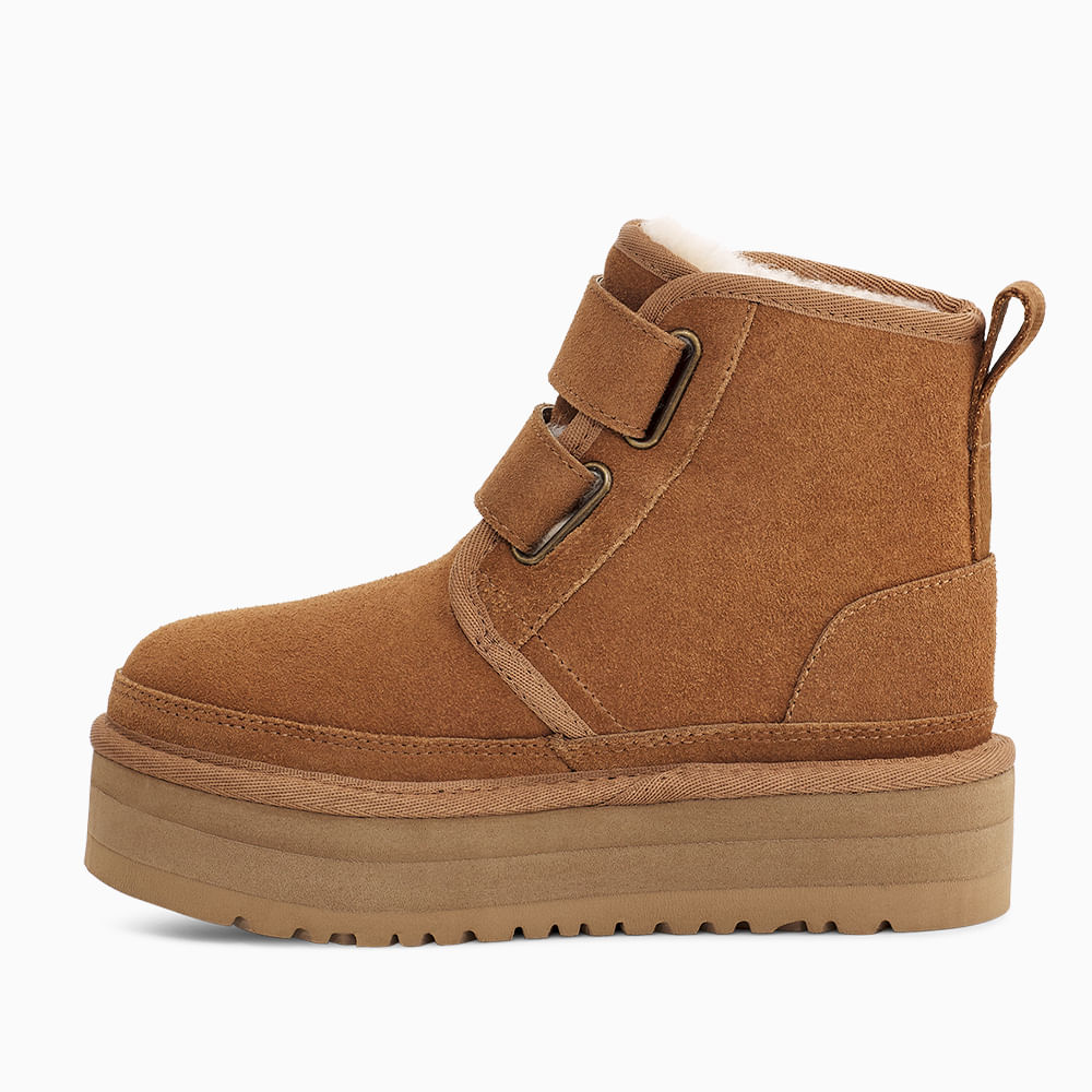 Bota UGG Juvenil Neumel Platform Caramelo - lojaugg
