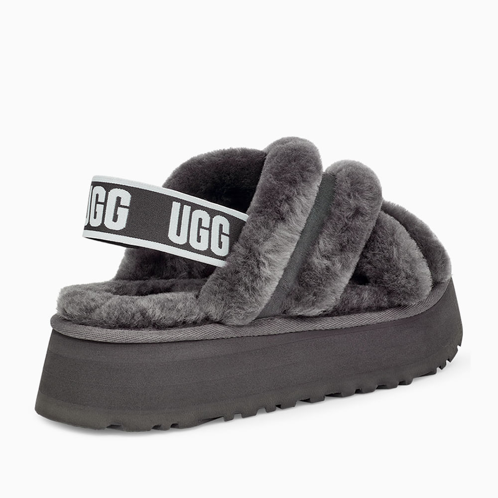 Sandália UGG Disco Cross Slide Cinza - lojaugg