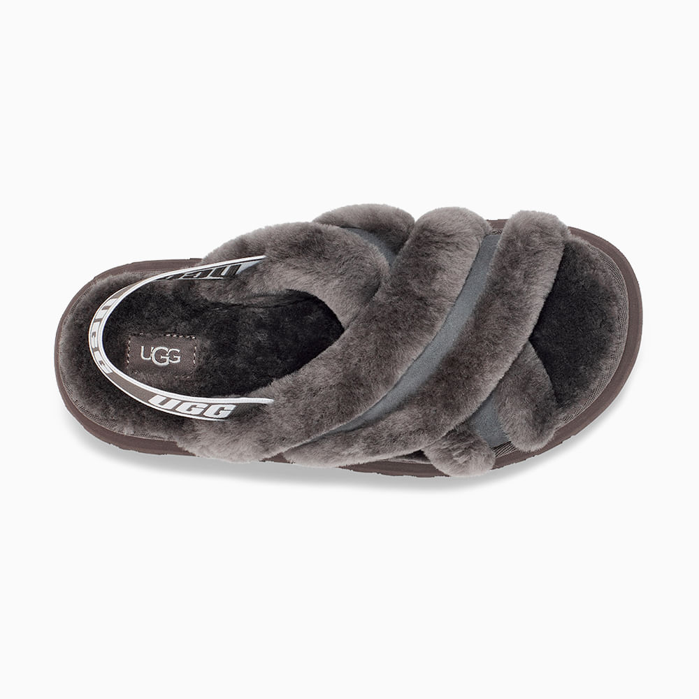 Sandália UGG Disco Cross Slide Cinza - lojaugg