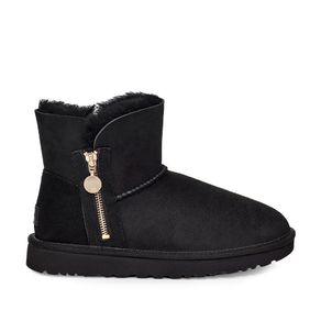 Bota UGG Bailey Zip Mini Preto