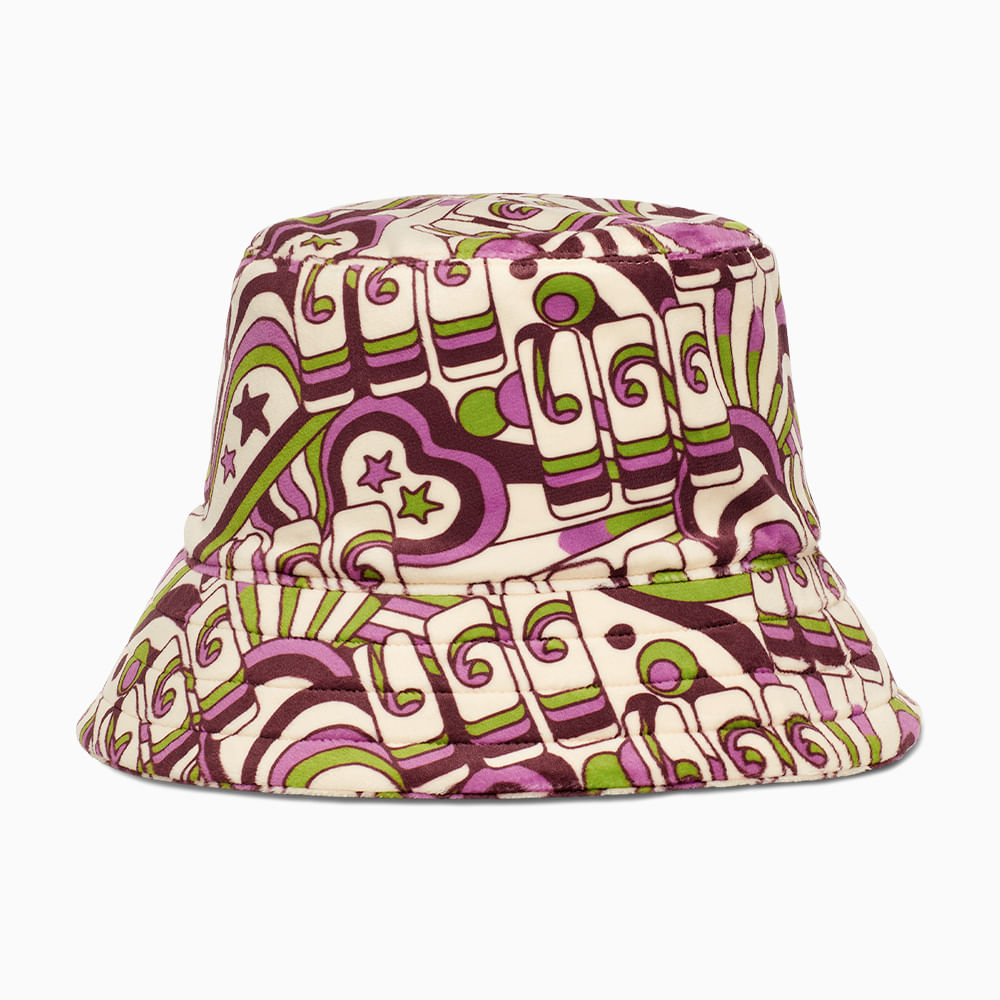 UGG Retro 70's Logo Velvet Bucket Hat O/S M/L NEW | eBay