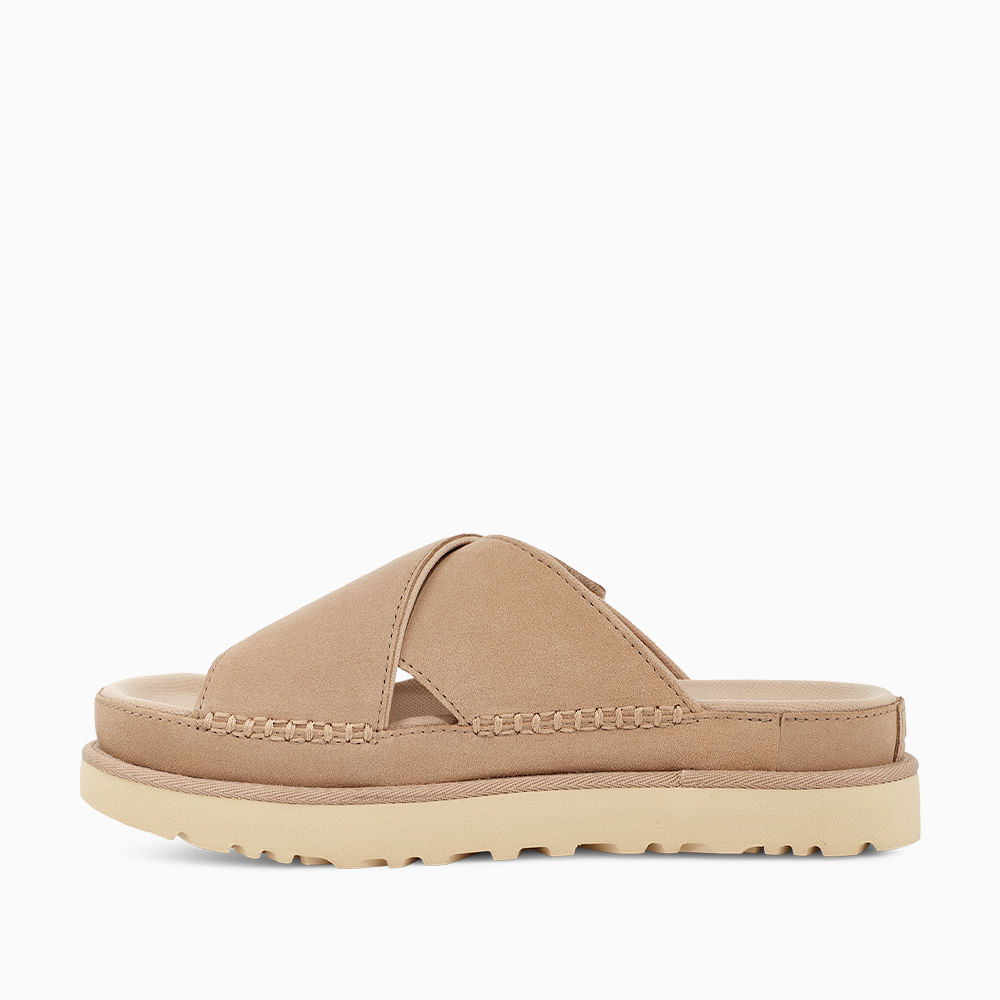 Slide UGG Goldenstar Cross Bege - lojaugg