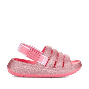 Sandália UGG Juvenil Sport Yeah Glitter Rosa