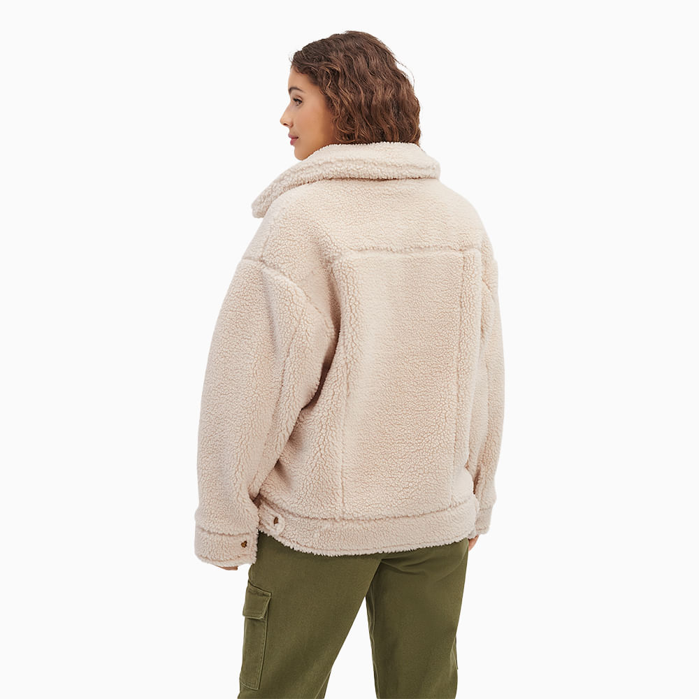 Jaqueta UGG Frankie Trucker Bege - lojaugg